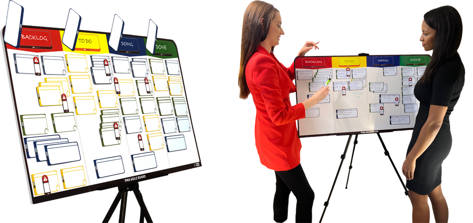 Physical Magnetic Kanban Board Set