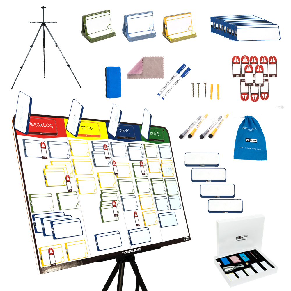 Physical Kanban Board Magnetic, Physical Scrum Board Magnetic