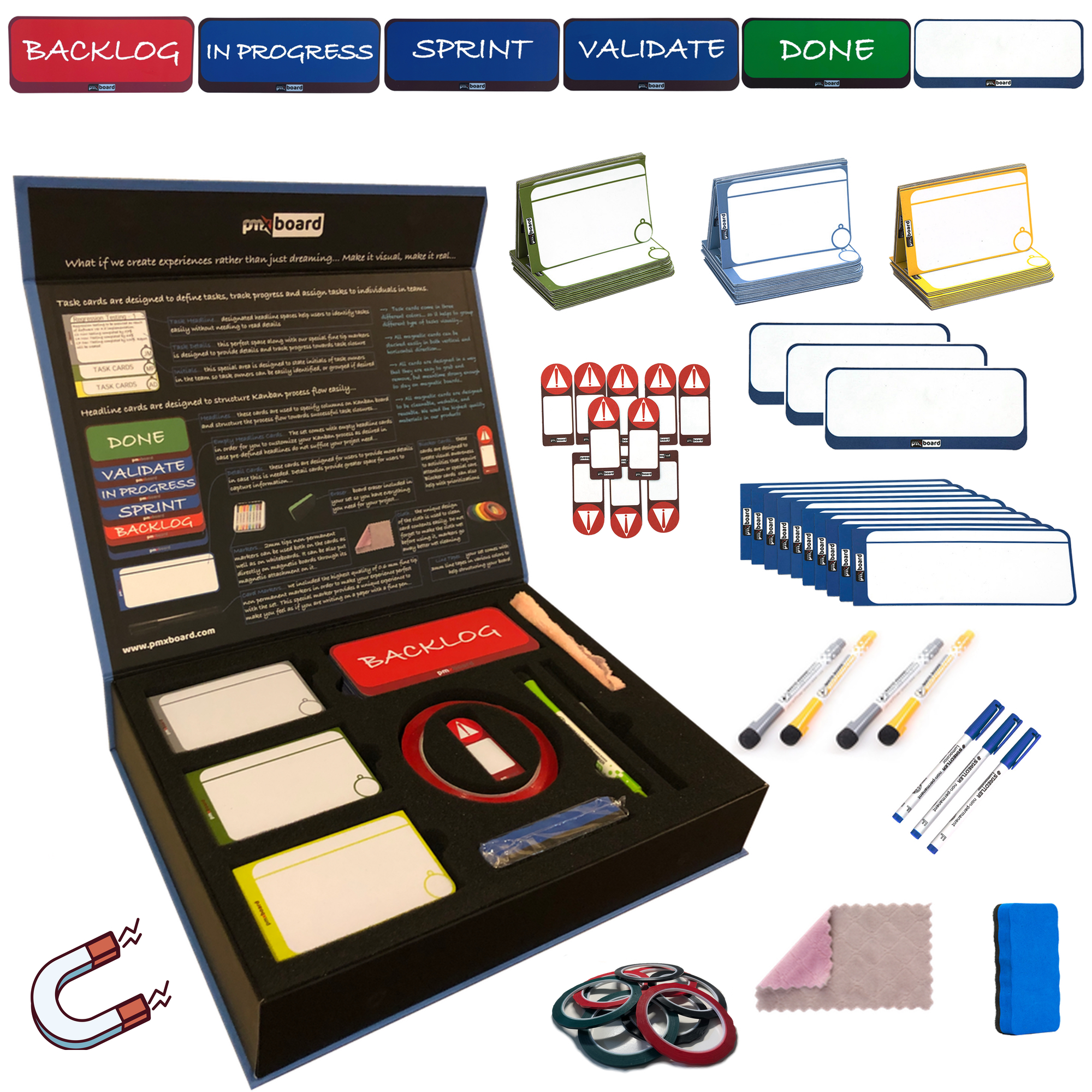 Kanban Magnetic Cards Toolset