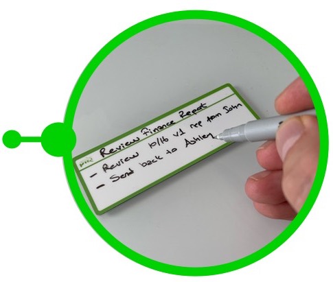 Reusable Sticky Kanban Cards