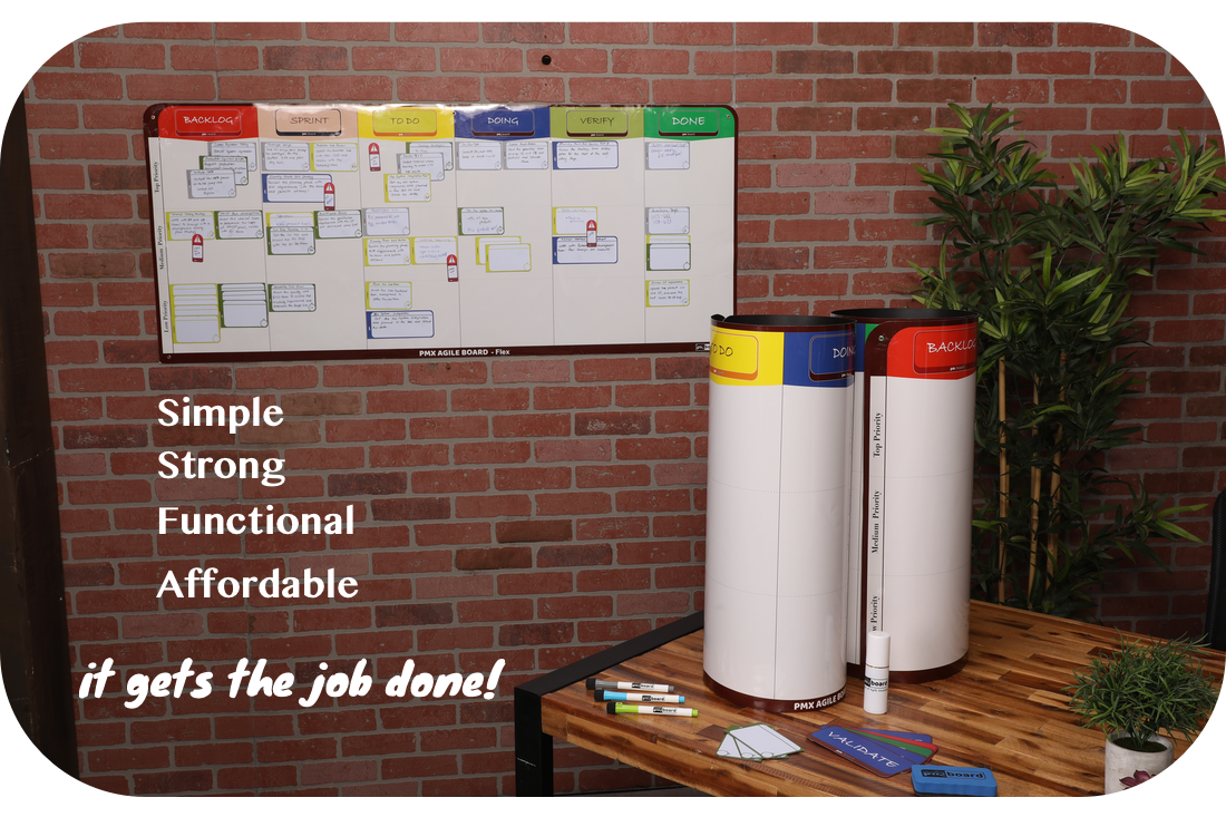 Agile Scrum Magnetic Whiteboard Sets