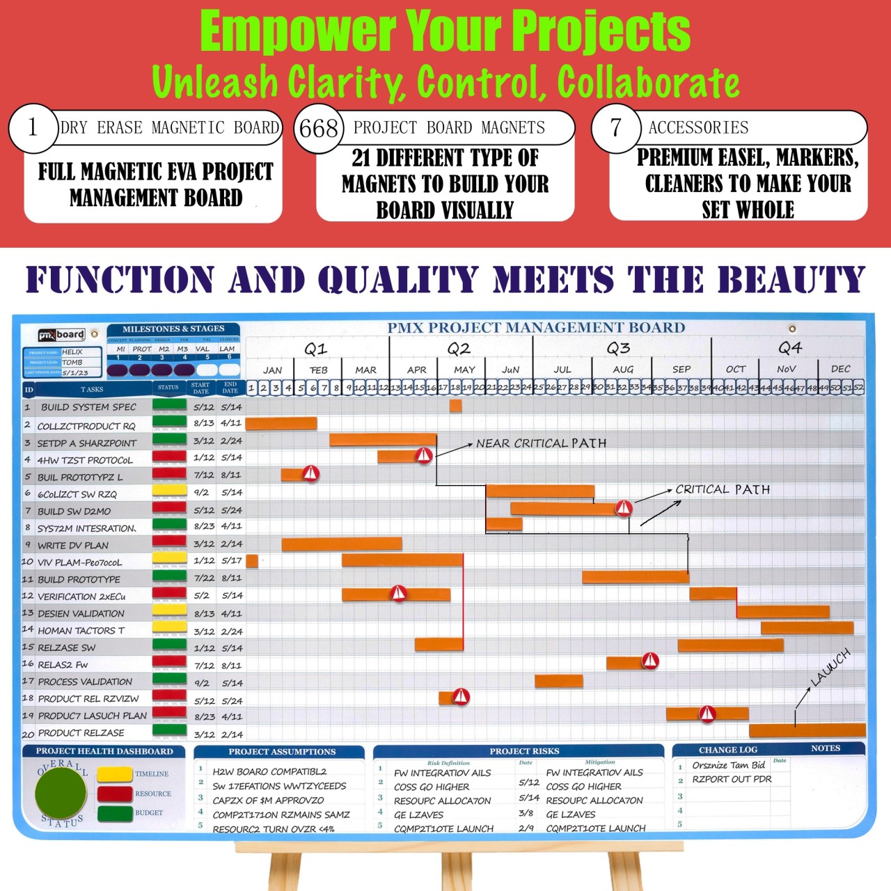 Gantt Chart Planner, Project Management Board