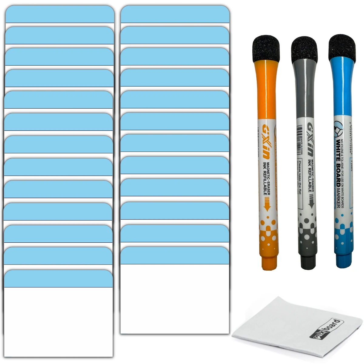 Value Stream Magnetic Cards – Type 1 (25 Pack) | Reusable Process Mapping & Kaizen Cards