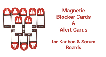 Blocker Card for Kanban Board, Alert Card for Scrum Board