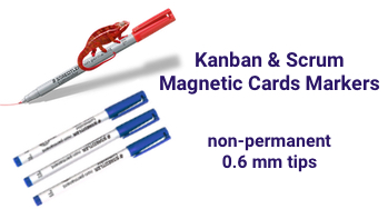 Kanban Magnetic Cards Marker, Scrum Magnetic Cards Marker
